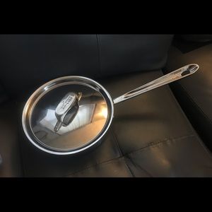 All-Clad D5 Stainless Steel Sauté Pan with Lid
